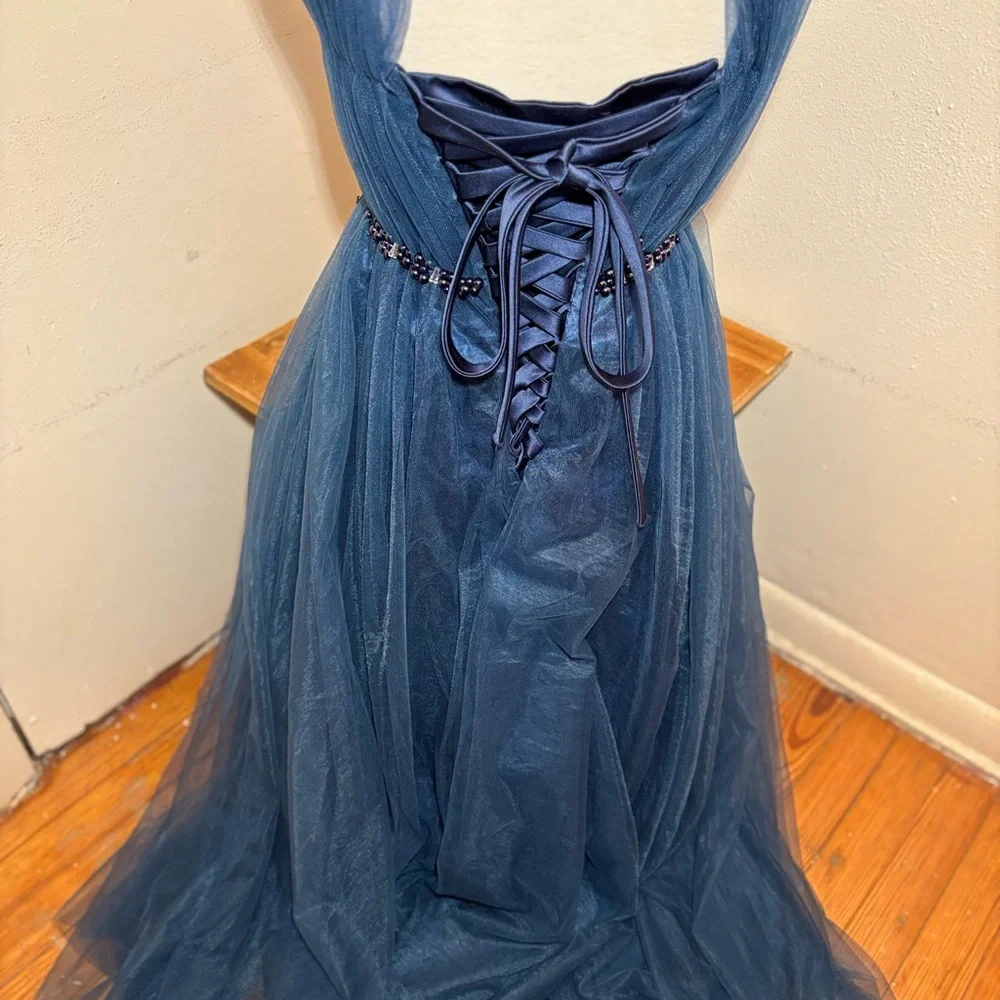 Gorgeous Jeweled Evening Gown Dress - Picture 16 of 16